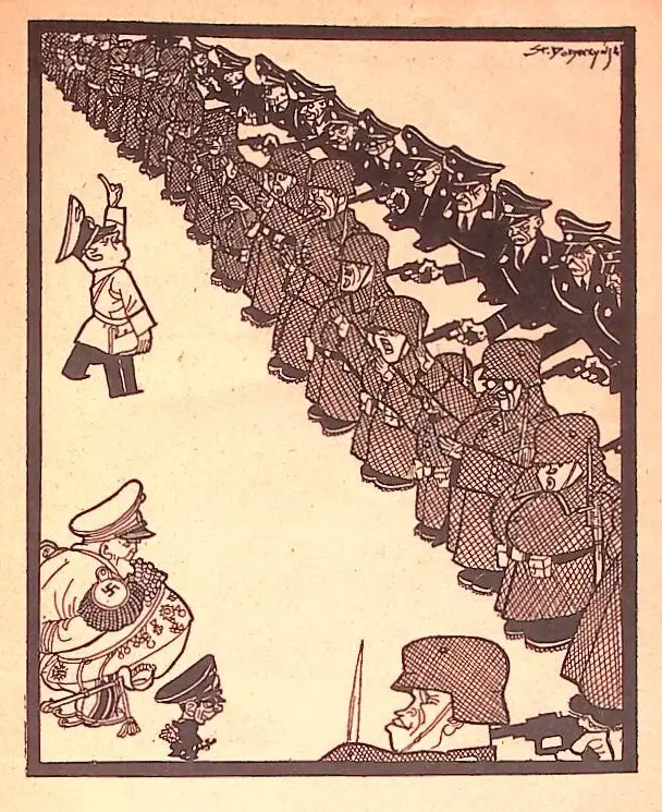 Karikaturen over tweede wereldoorlog